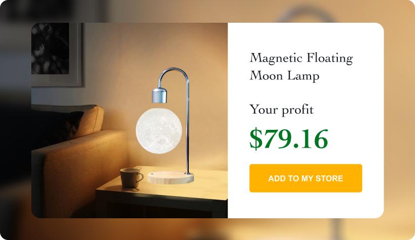 Magnetic Floating Moon Lamp