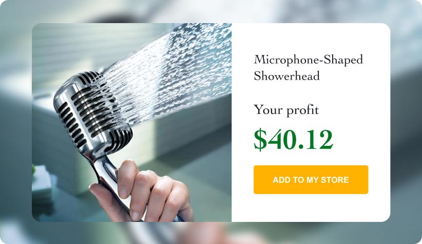 Microphone-Shaped Showerhead