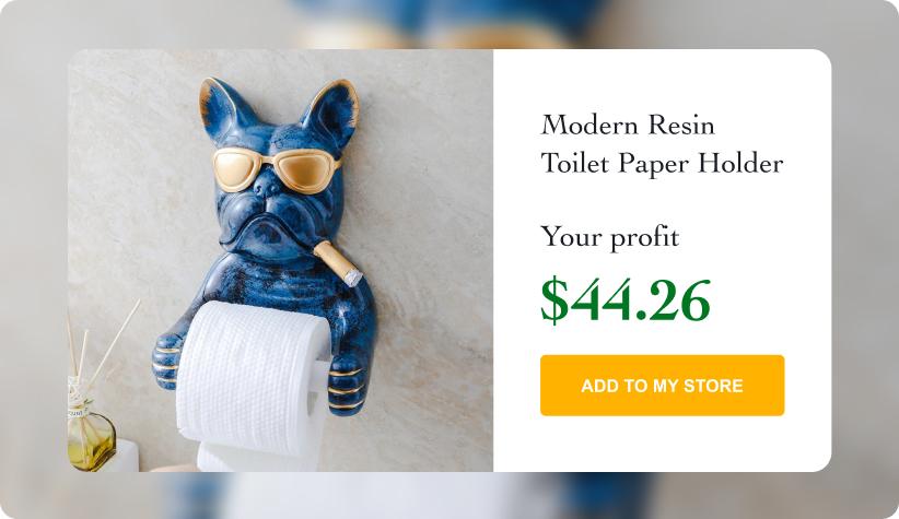 Modern Resin Toilet Paper Holder