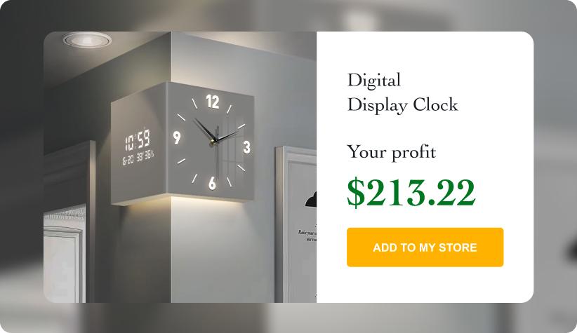 Perpetual Calendar Digital Display Clock