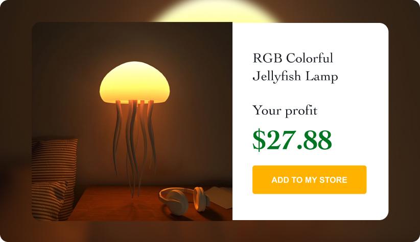 RGB Colorful Jellyfish Lamp