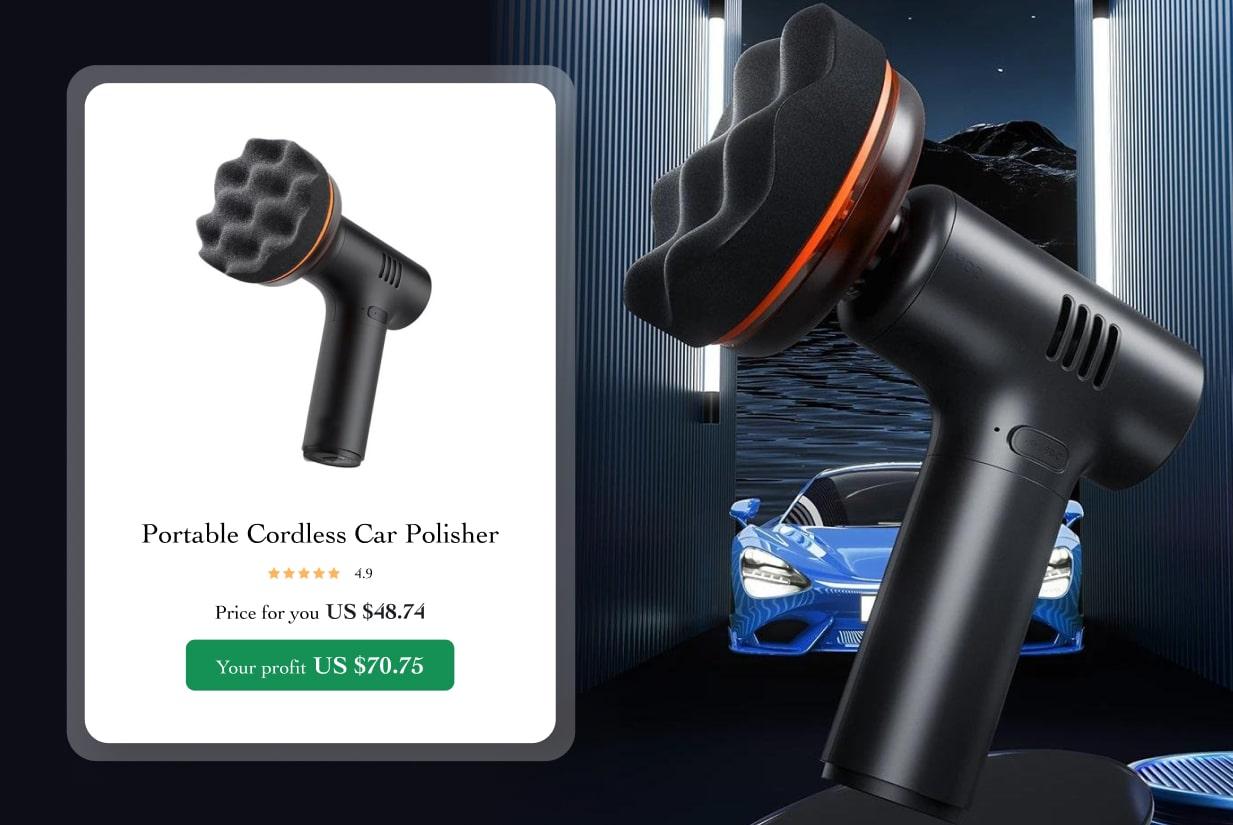 Portable Cordless Car Polisher