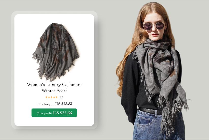 cashmere winter scarf