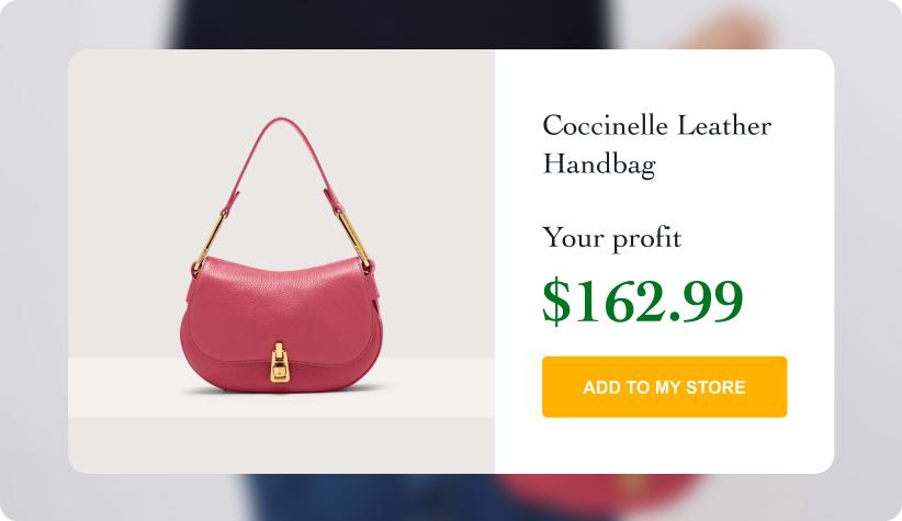 Coccinelle Women’s Pink Leather Handbag