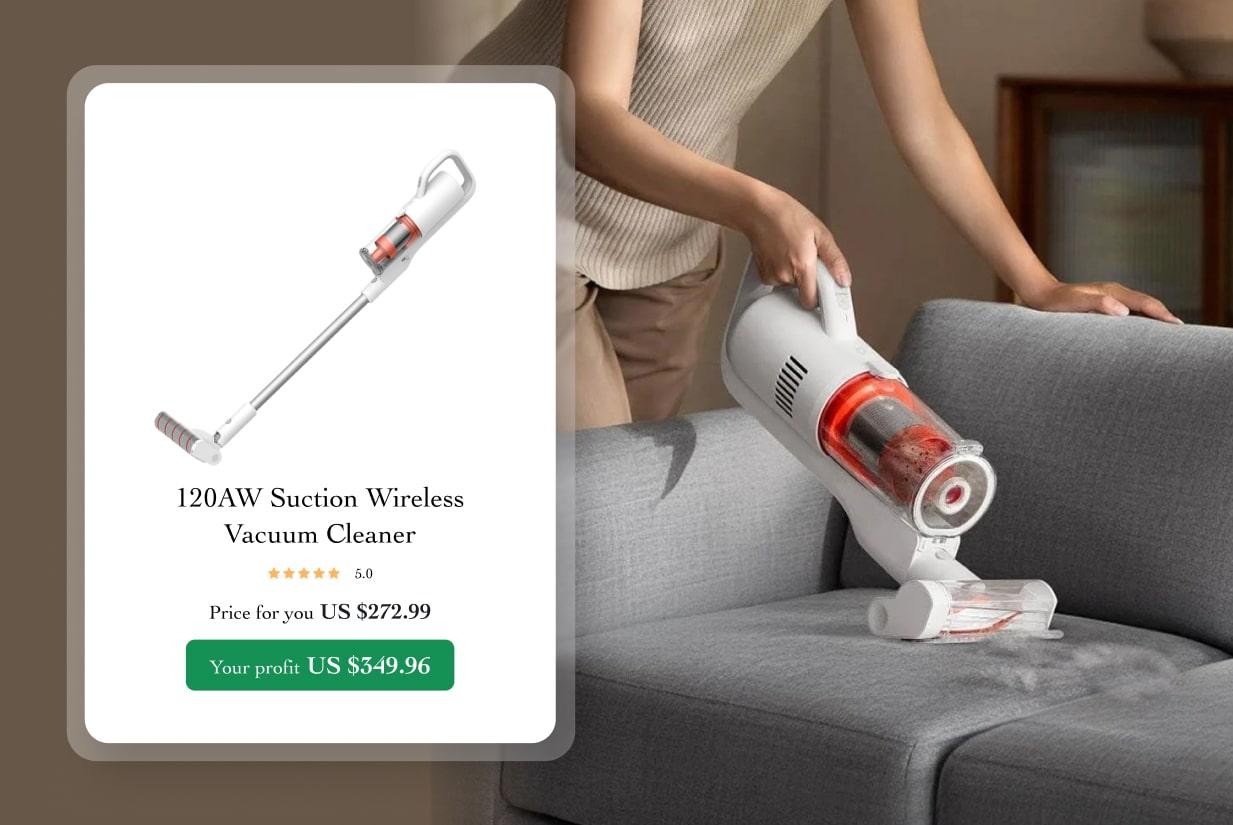 15. Wireless vacuum cleaner