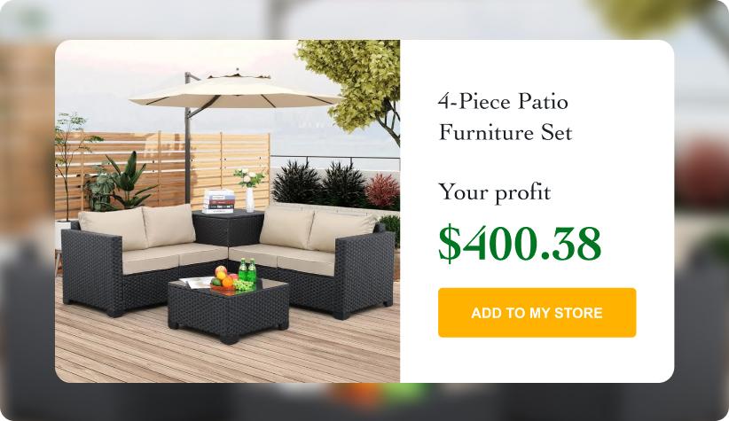 4-Piece Patio Furniture Set