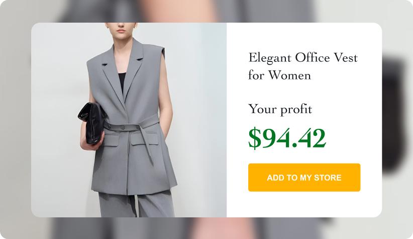 Elegant Office Vest for Women 