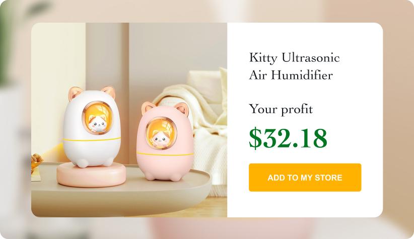 Kitty Ultrasonic Air Humidifier 