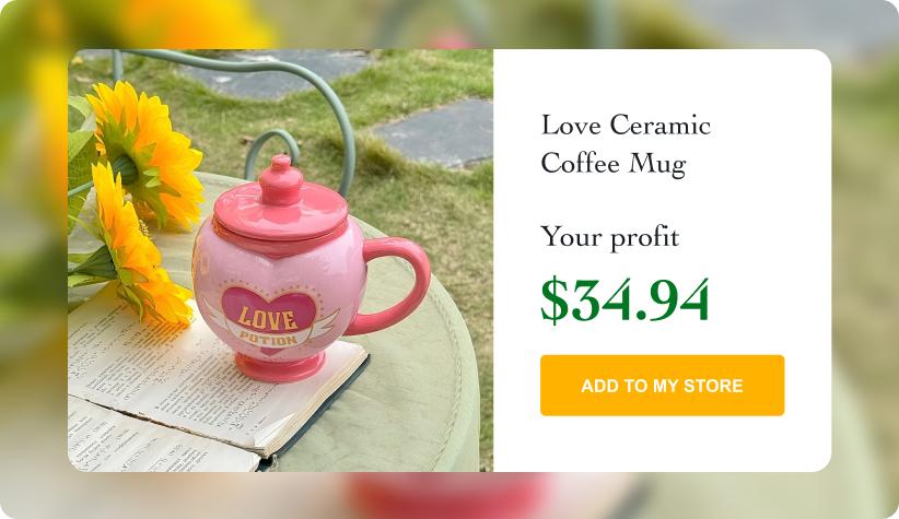 Love Ceramic Coffee Mug