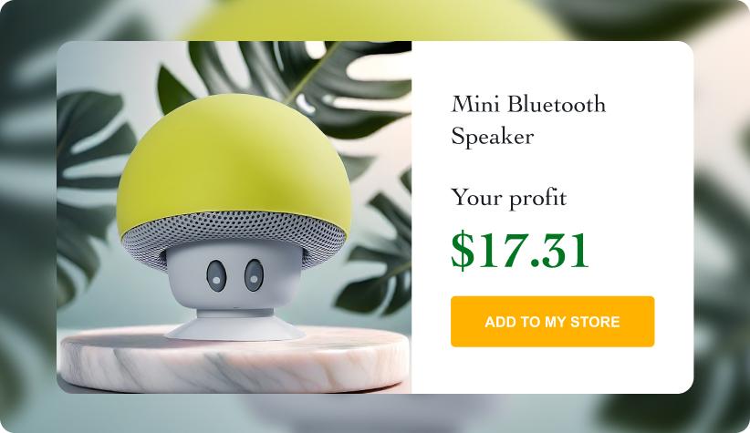 Mini Bluetooth Mushroom Speaker