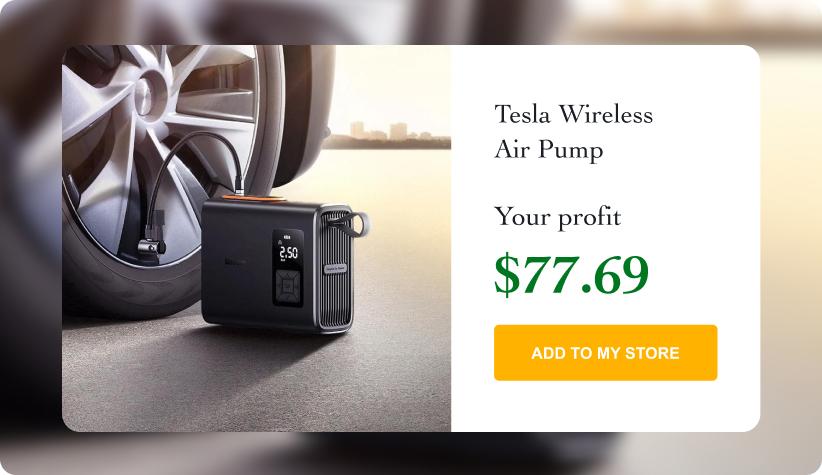 Tesla Wireless Air Pump