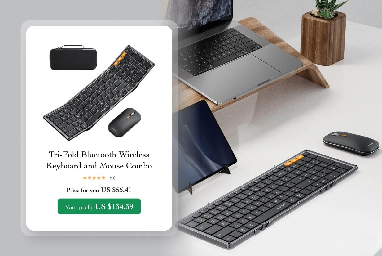 10. Bluetooth wireless keyboard