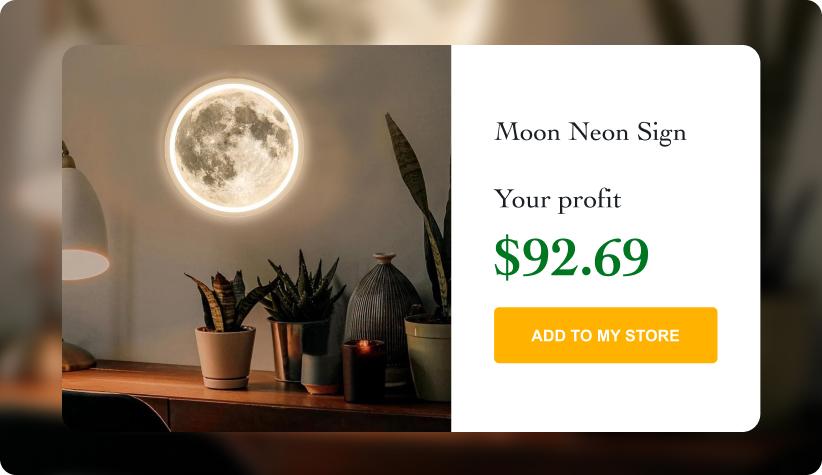 Moon Neon Sign