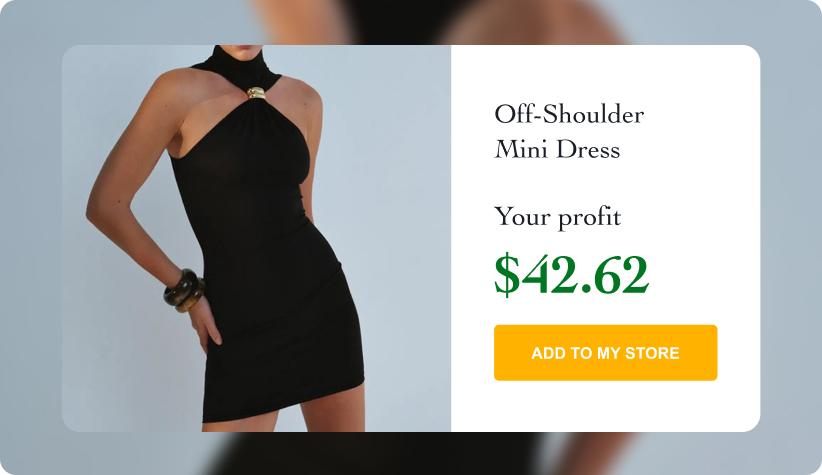 Off-Shoulder Mini Dress